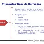 ¿Cuales son los tipos de instrumentos derivados que existen?