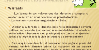 ¿Qué es un contrato de warrant?