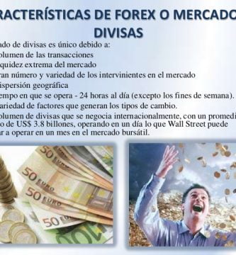 Características del mercado de divisas