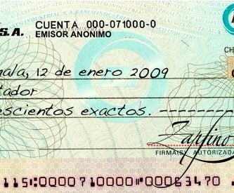 Tipos de cheques